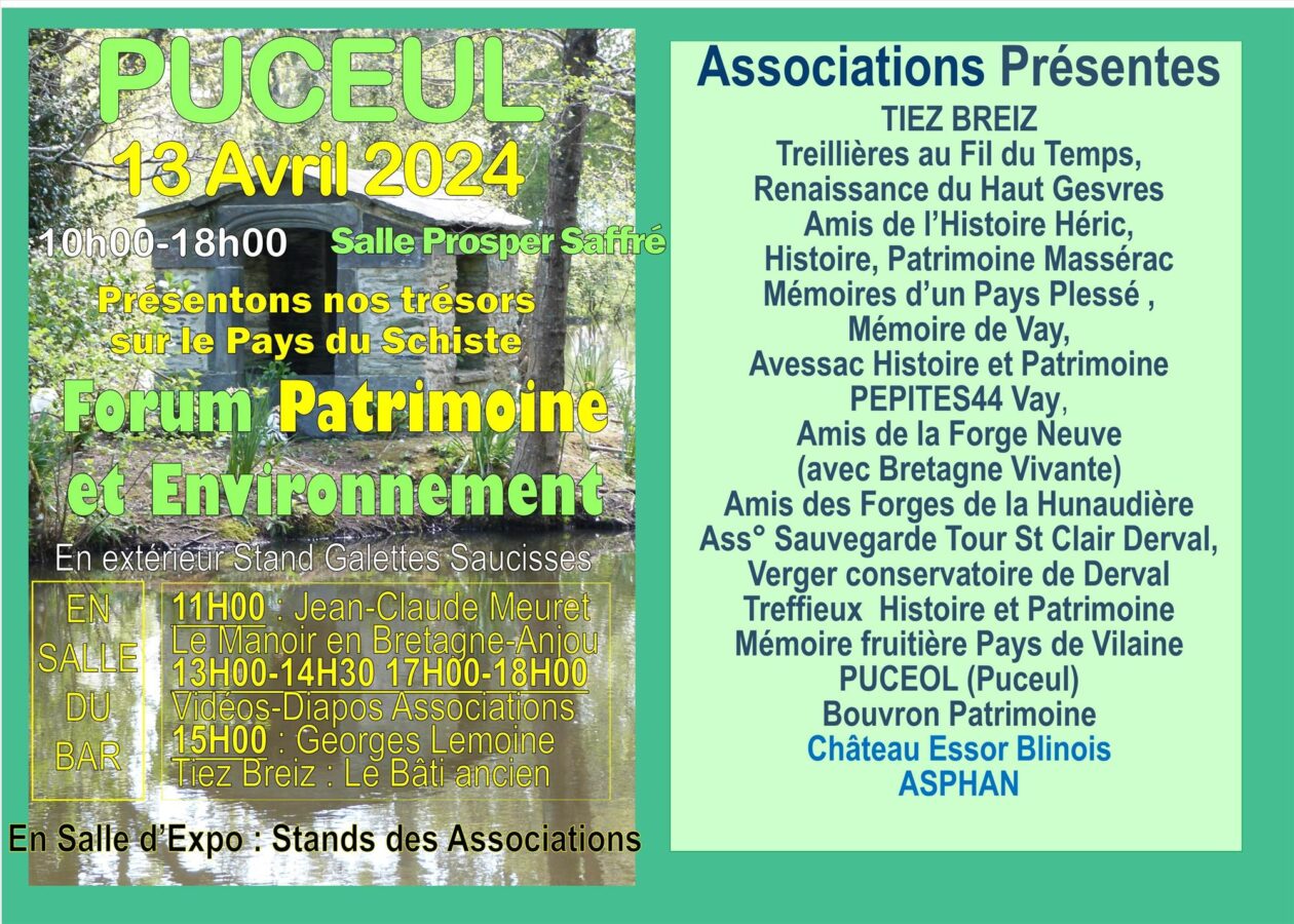 Forum Patrimoine Environnement : Puceul